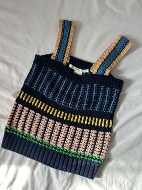 Veronica Beard Voya Knit Top Size XS